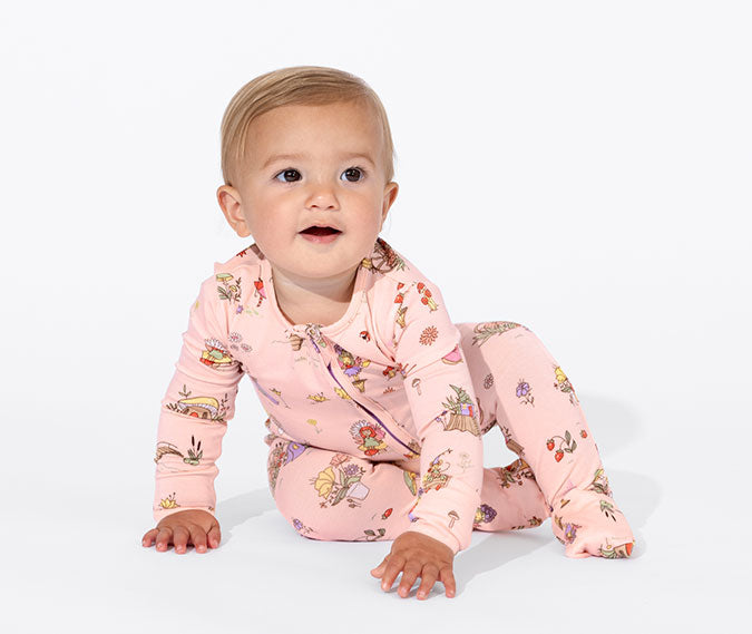 Girls' Bamboo Convertible Footie Collection – Adorable, versatile, and snuggle ready!