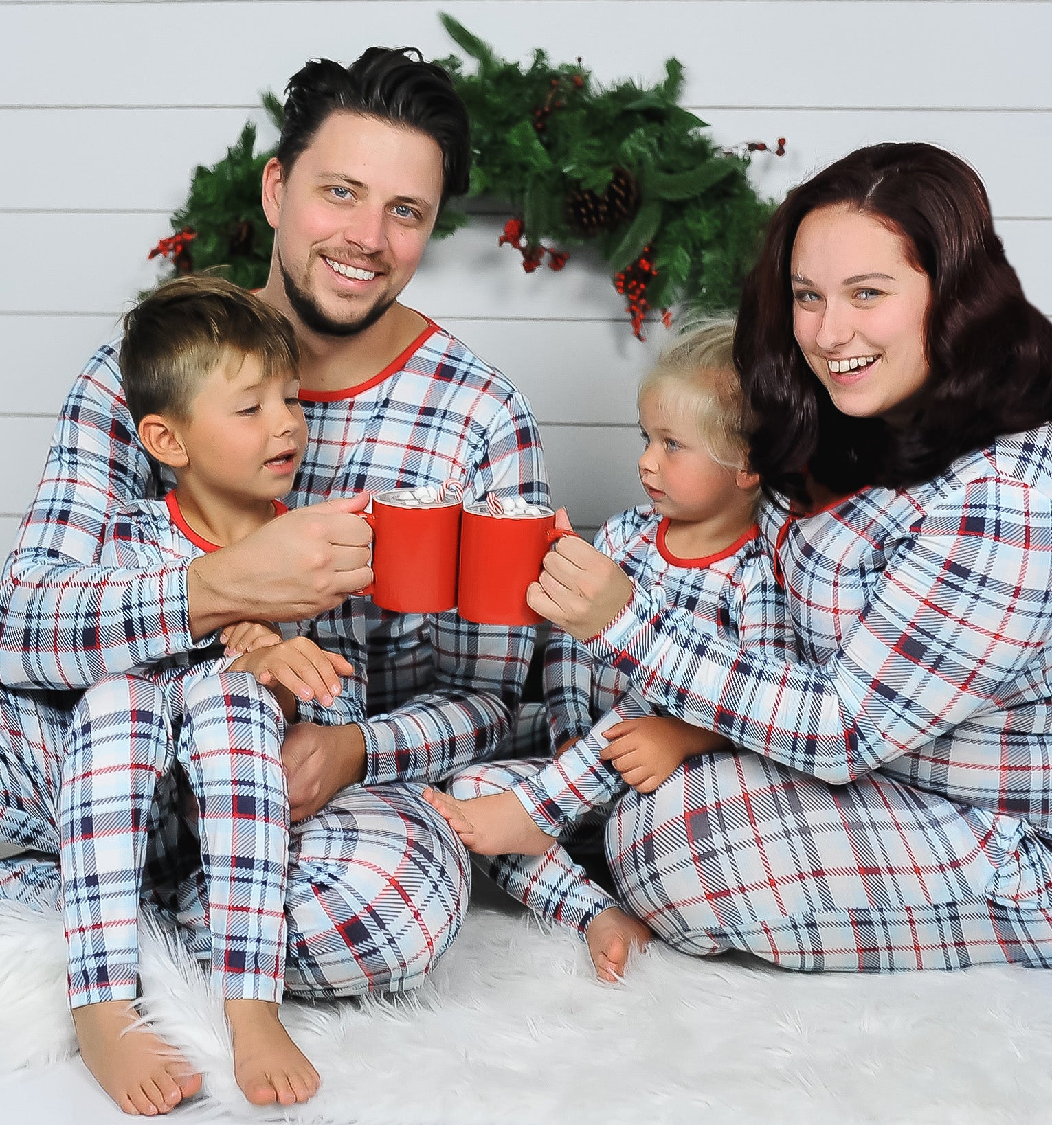 The Softest Bamboo  Holiday Plaid Pajamas for the Whole Family
