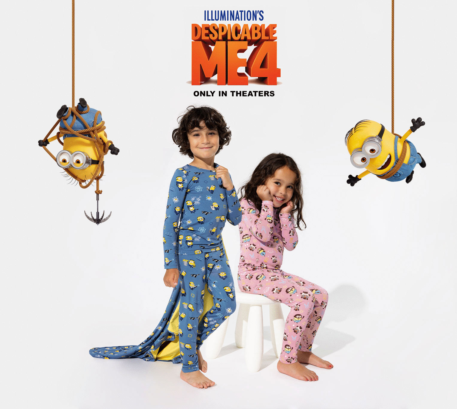 Boys minion pajamas sale