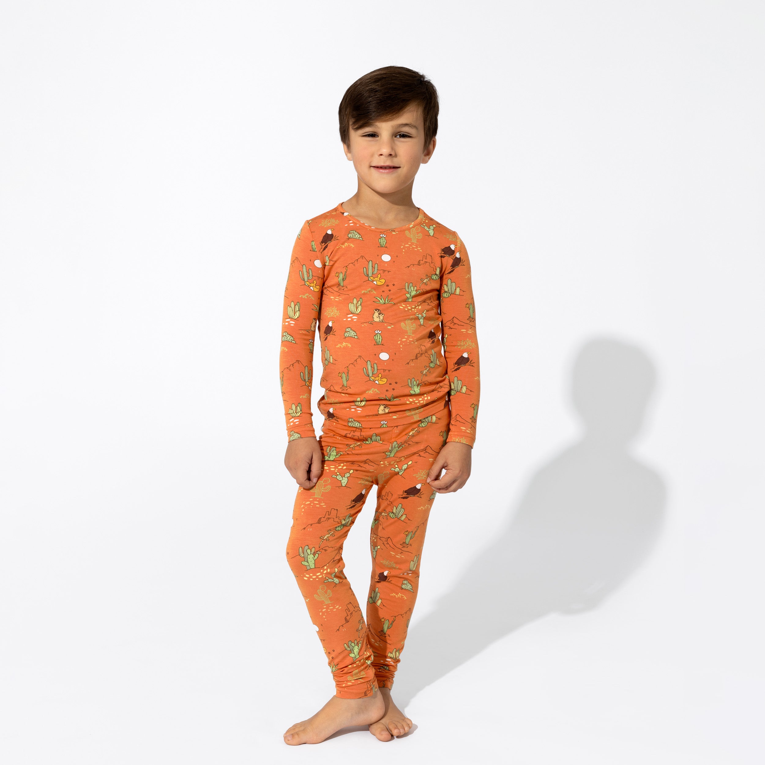 Discover Oasis Comfort Desert Bamboo Kids Pajamas Bellabu Bear