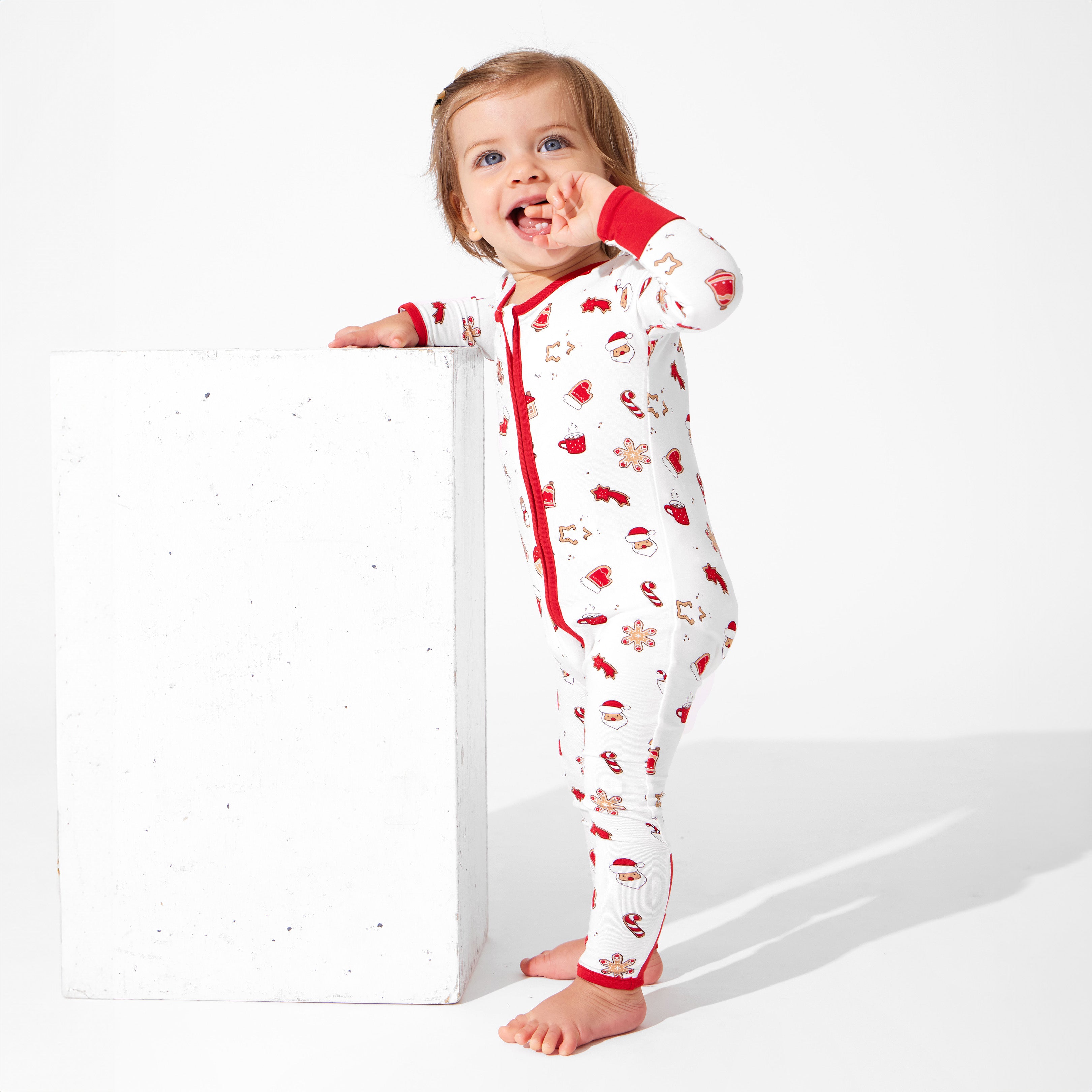 Bamboo Pointelle Convertible Footie Romper - Penny (Strawberries ) main image 0