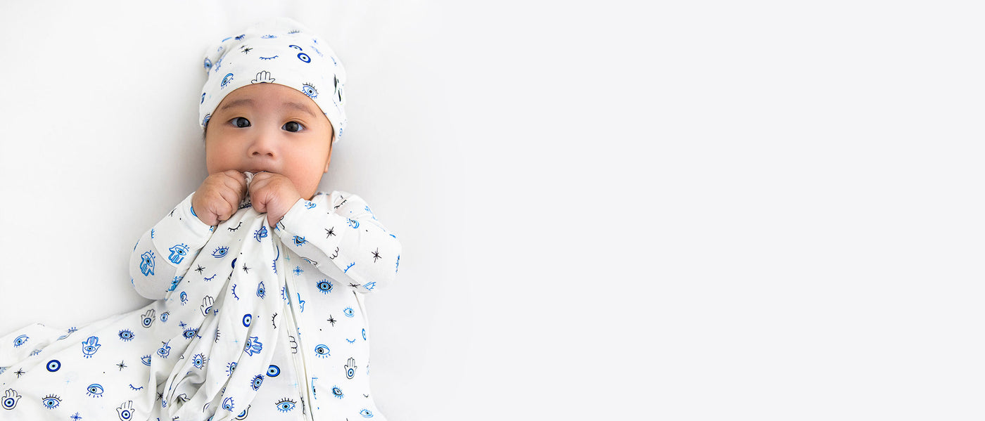 Snuggle Chic: Bamboo Swaddle & Beanie Sets