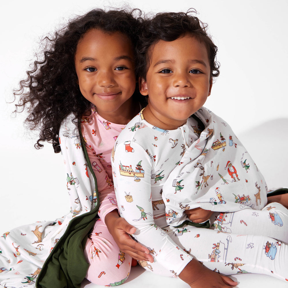 Family Matching Pajamas: Santa's Workshop Collection