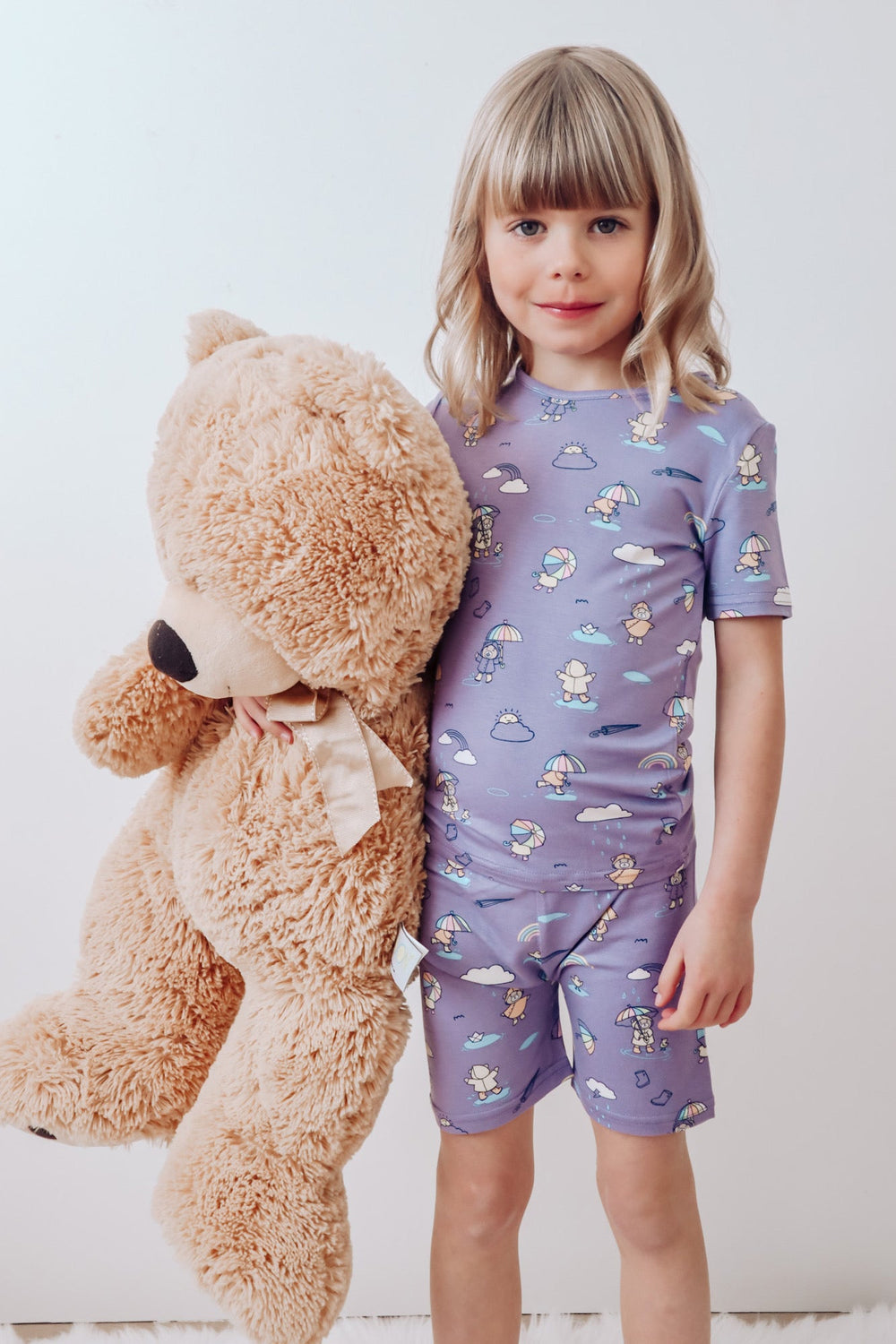 Rainbow Bear Baby Bamboo Pajamas