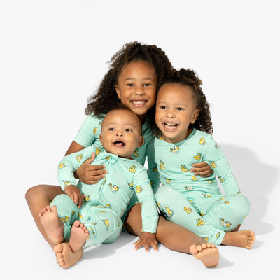 Quack into Comfort: Bamboo Pajamas with Rubber Ducky Charm