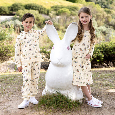 Hop into Comfort: Easter Bunny Workshop Daywear Collection