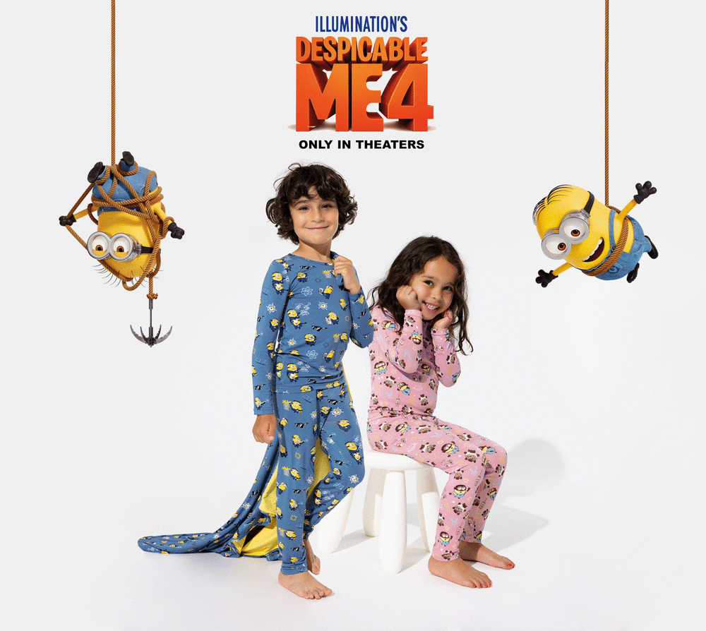 Minions Despicable Me 4 Bamboo Pajamas