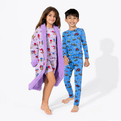 Rev Up Bedtime Adventures with Our Blaze & The Monster Machine / Shimmer & Shine Bamboo Pajamas Collection!