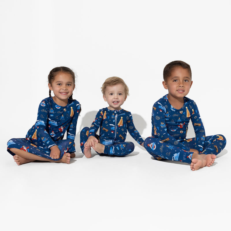 The Polar Express Bamboo Convertible Footie