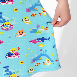 Baby Shark Bamboo Girls' Sleeveless Dress