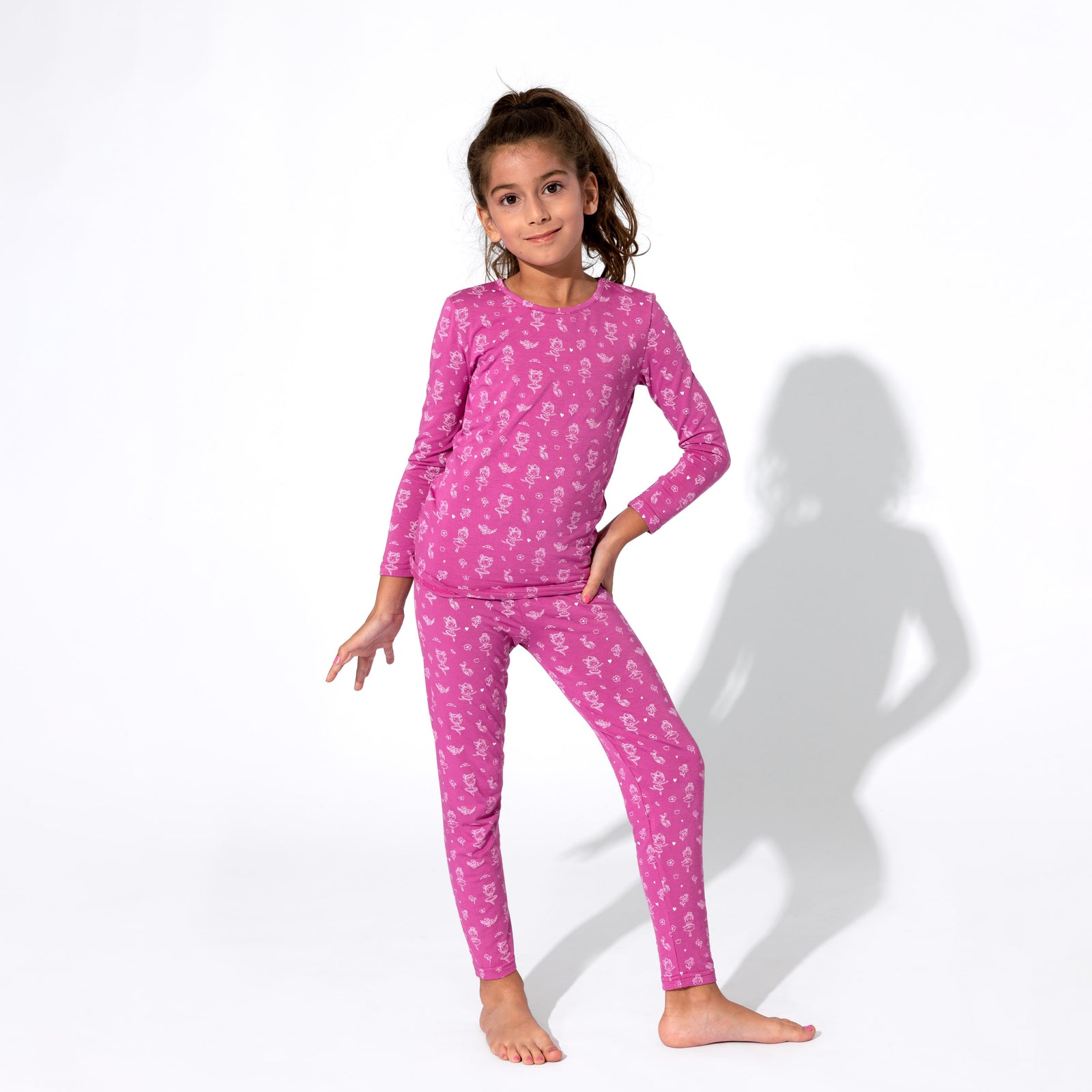 Ballerina Bamboo Kids Pajamas