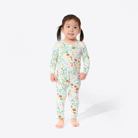 Summer Floral Bamboo Convertible Footie