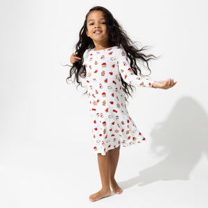 Sugar Cookies Bamboo Girls' Long Sleeve Dress