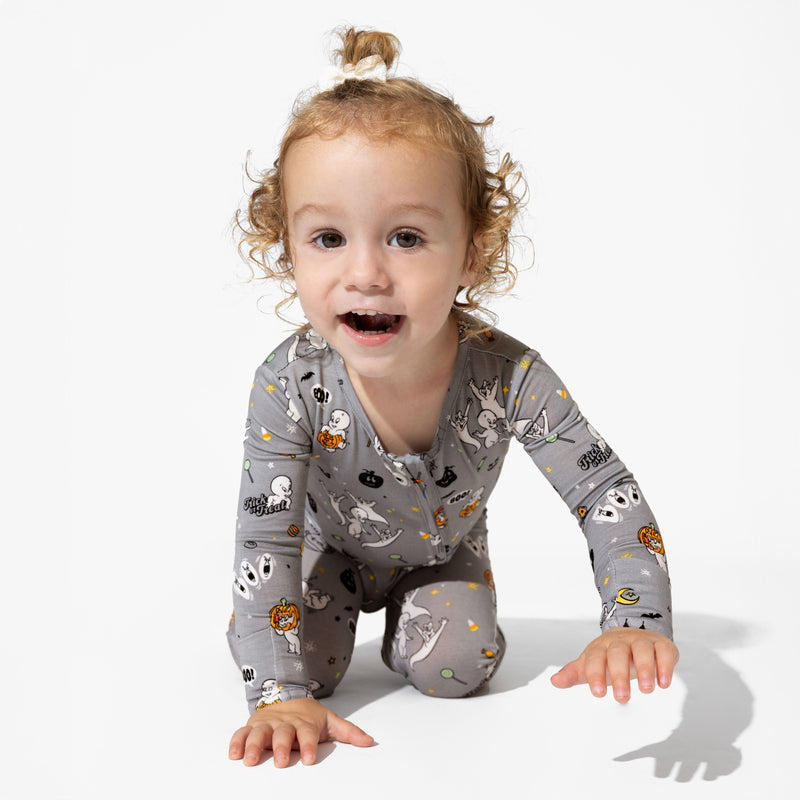 Casper Halloween Bamboo Convertible Footie