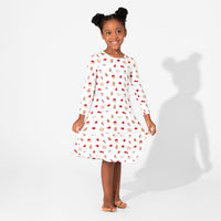 Sugar Cookies Bamboo Girls' Long Sleeve Dress