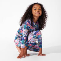 Justice League Heroines Bamboo Kids Pajamas