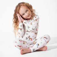 Santa's Workshop Bamboo Kids Pajamas