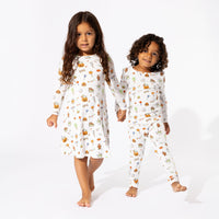 Halloween Treats Bamboo Girls' Long Sleeve Dress