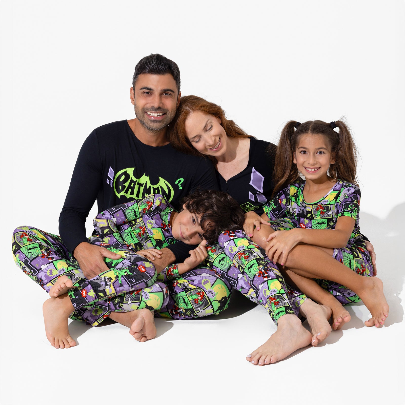 Batman Baddies Bamboo Kids Pajama Short Set