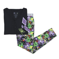 Batman Baddies Bamboo Women's Pajama Set