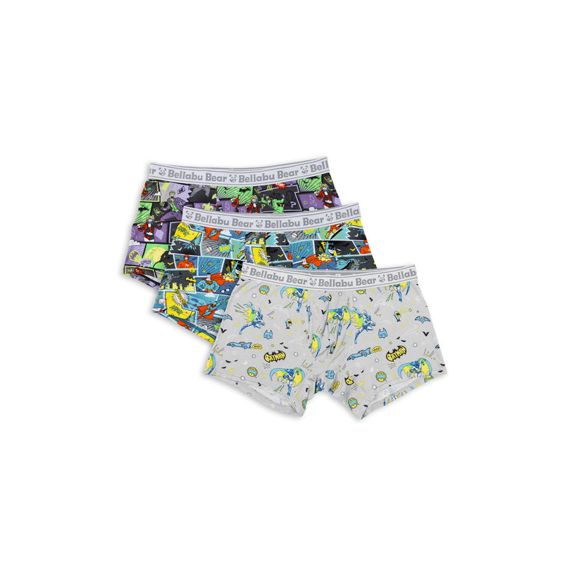 Batman Bamboo Men's Boxer Brief Underwear 3-Pack