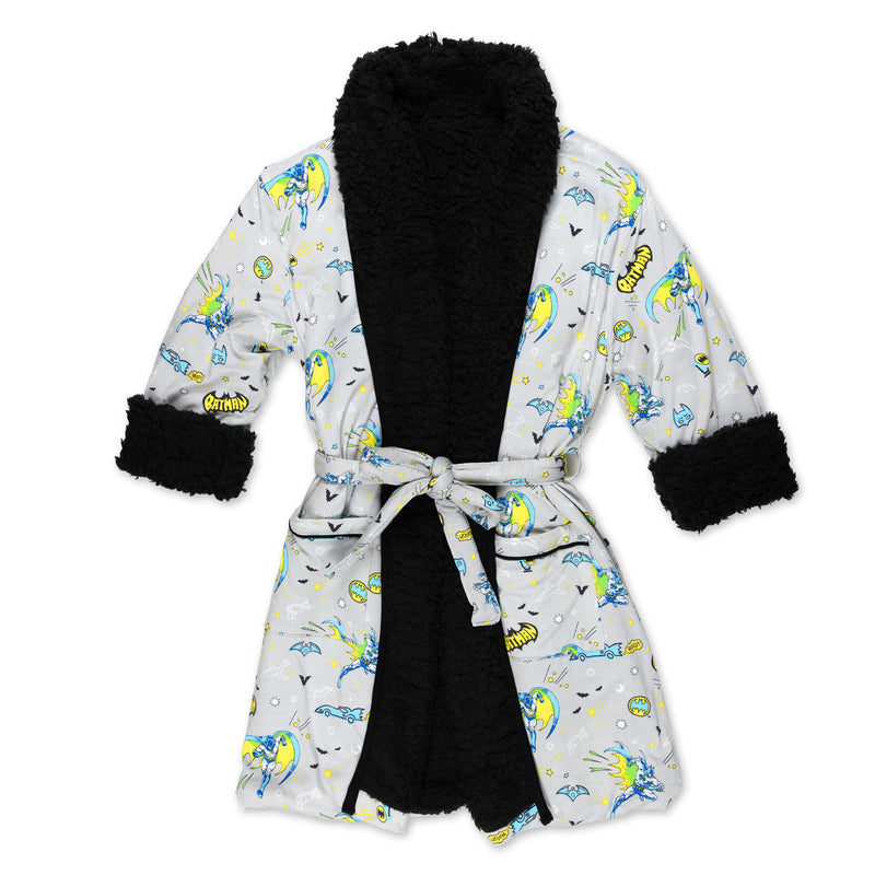 Batman Bamboo Kids Sherpa Robe