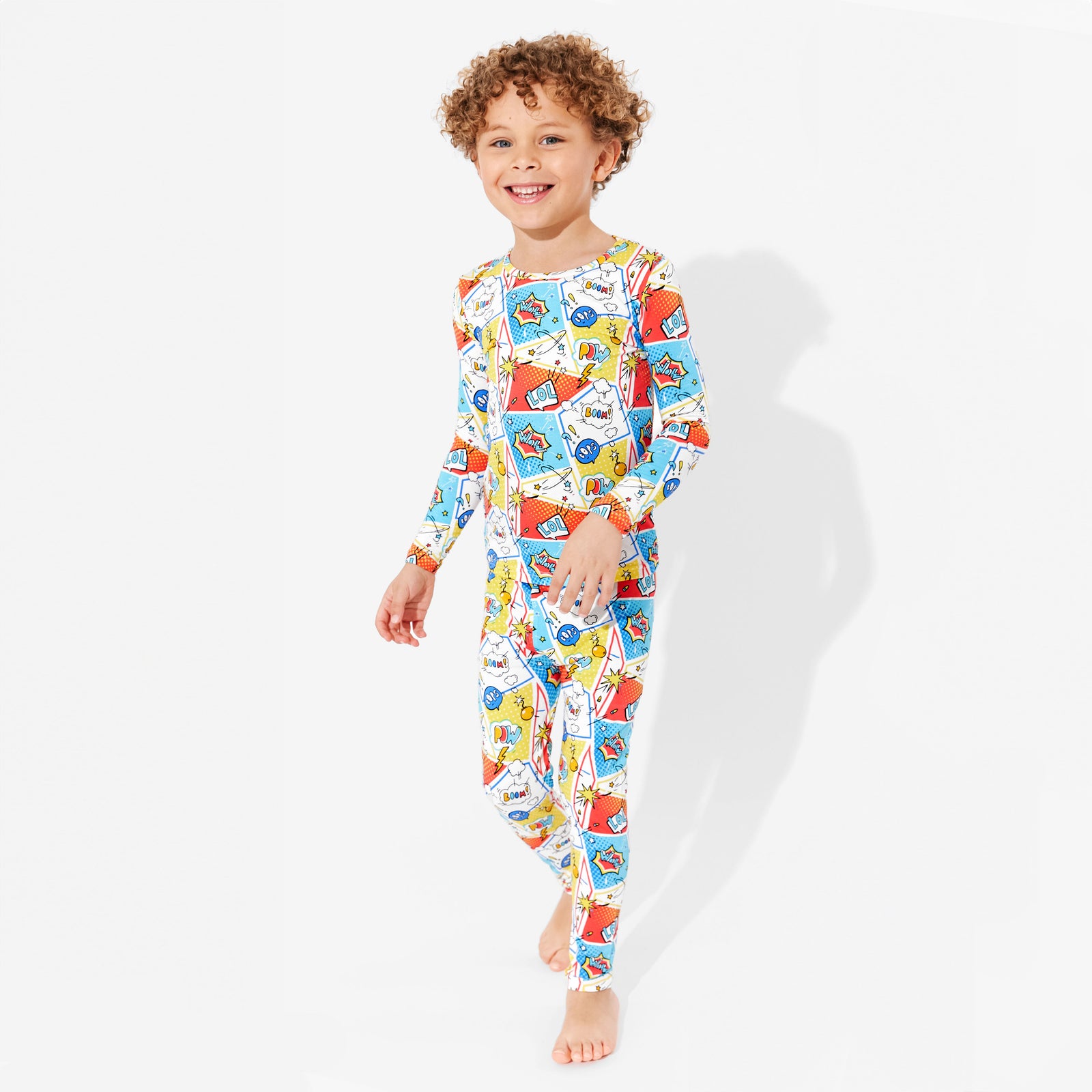 Comic Hero Bamboo Kids Pajamas