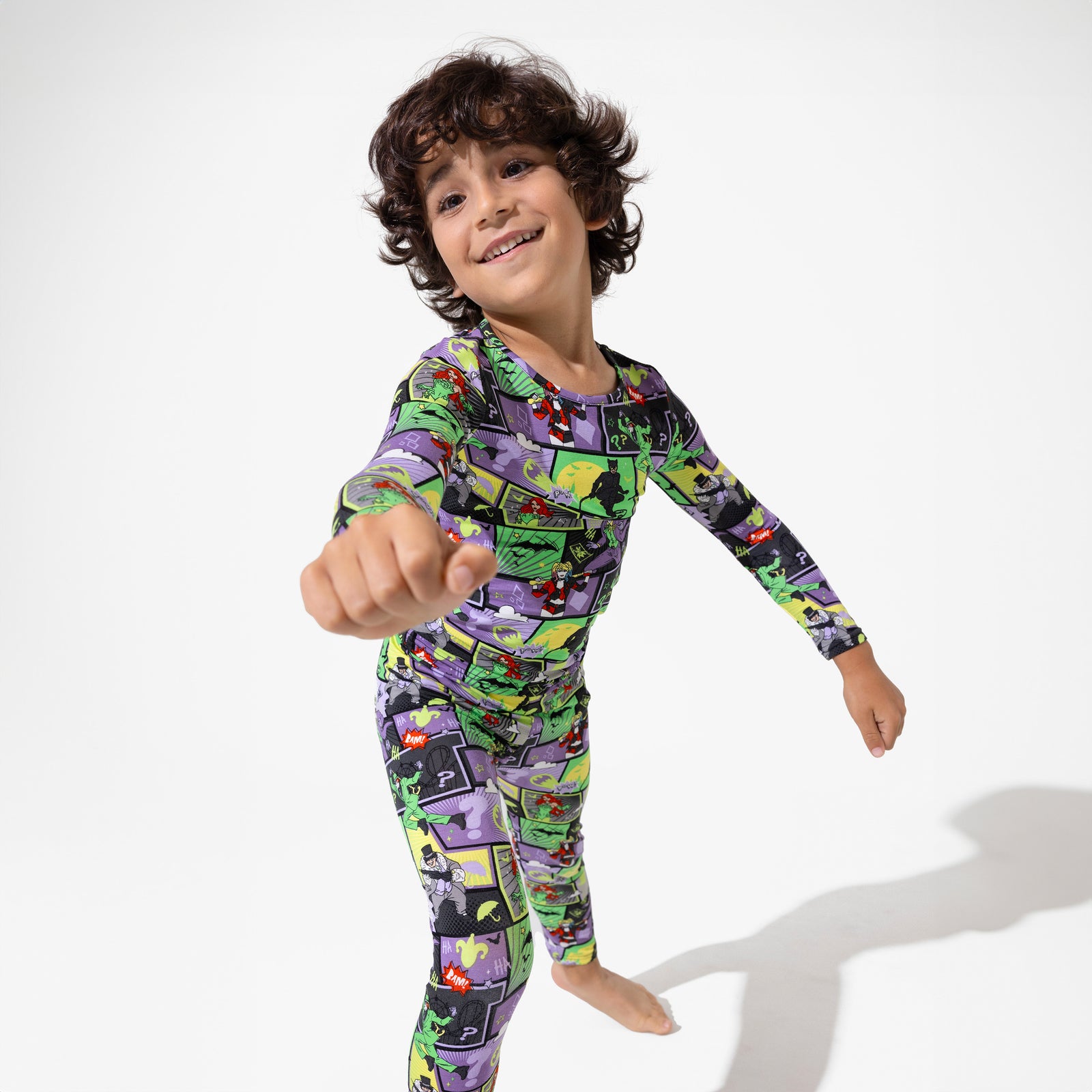 Batman Baddies Bamboo Kids Pajamas