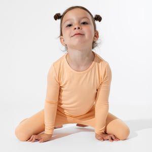 Peach Fuzz Bamboo Kids Pajamas