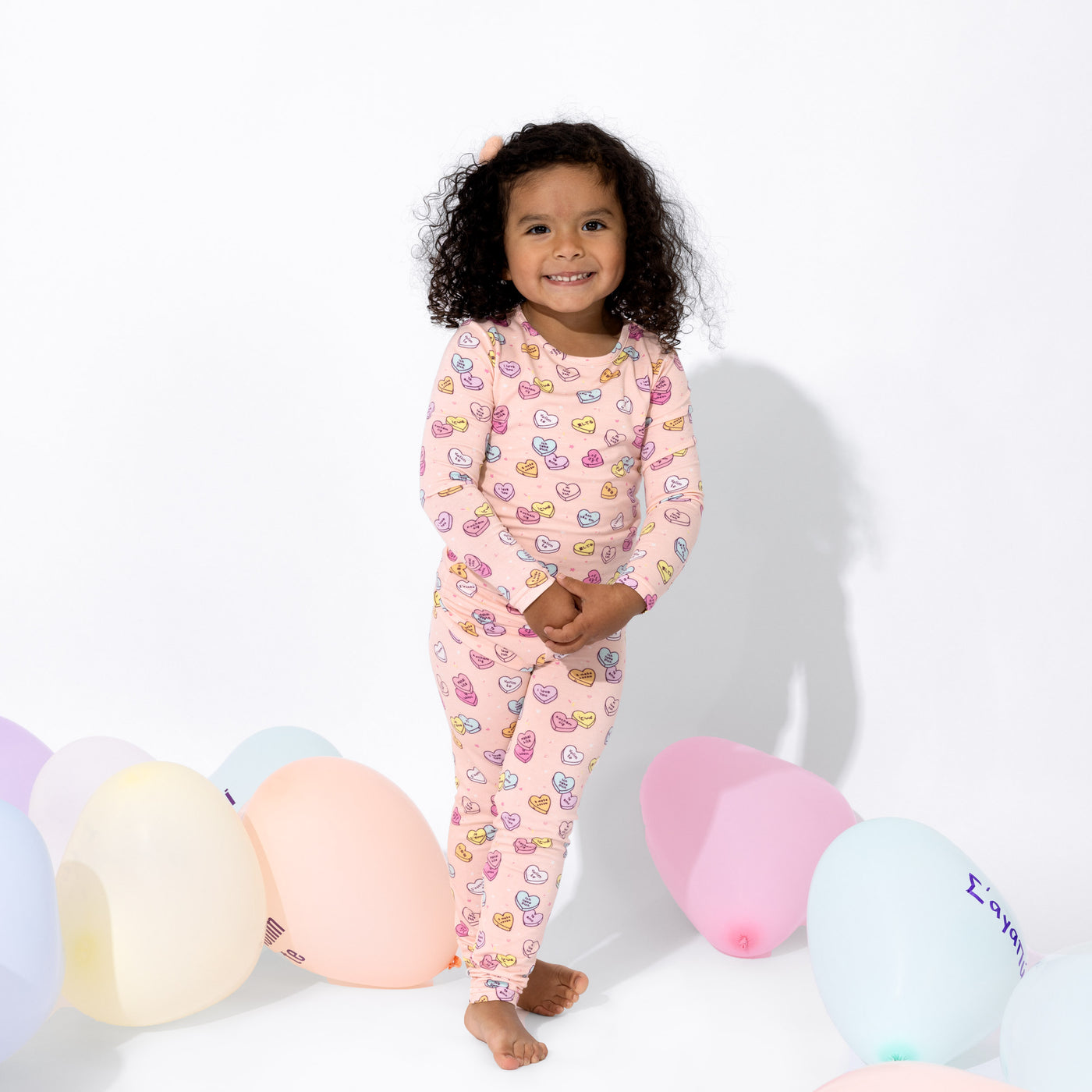 Valentine's Pink Bundle - Kid's Bamboo Pajama Sets