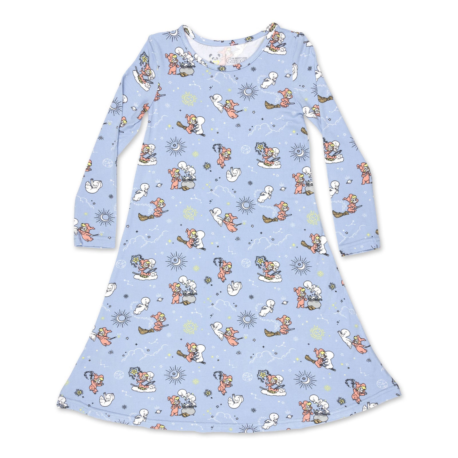 Casper & Wendy Bamboo Girls' Long Sleeve Dress