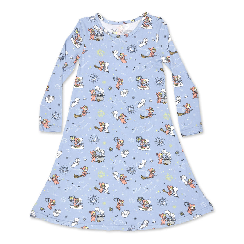 Casper & Wendy Bamboo Girls' Long Sleeve Dress