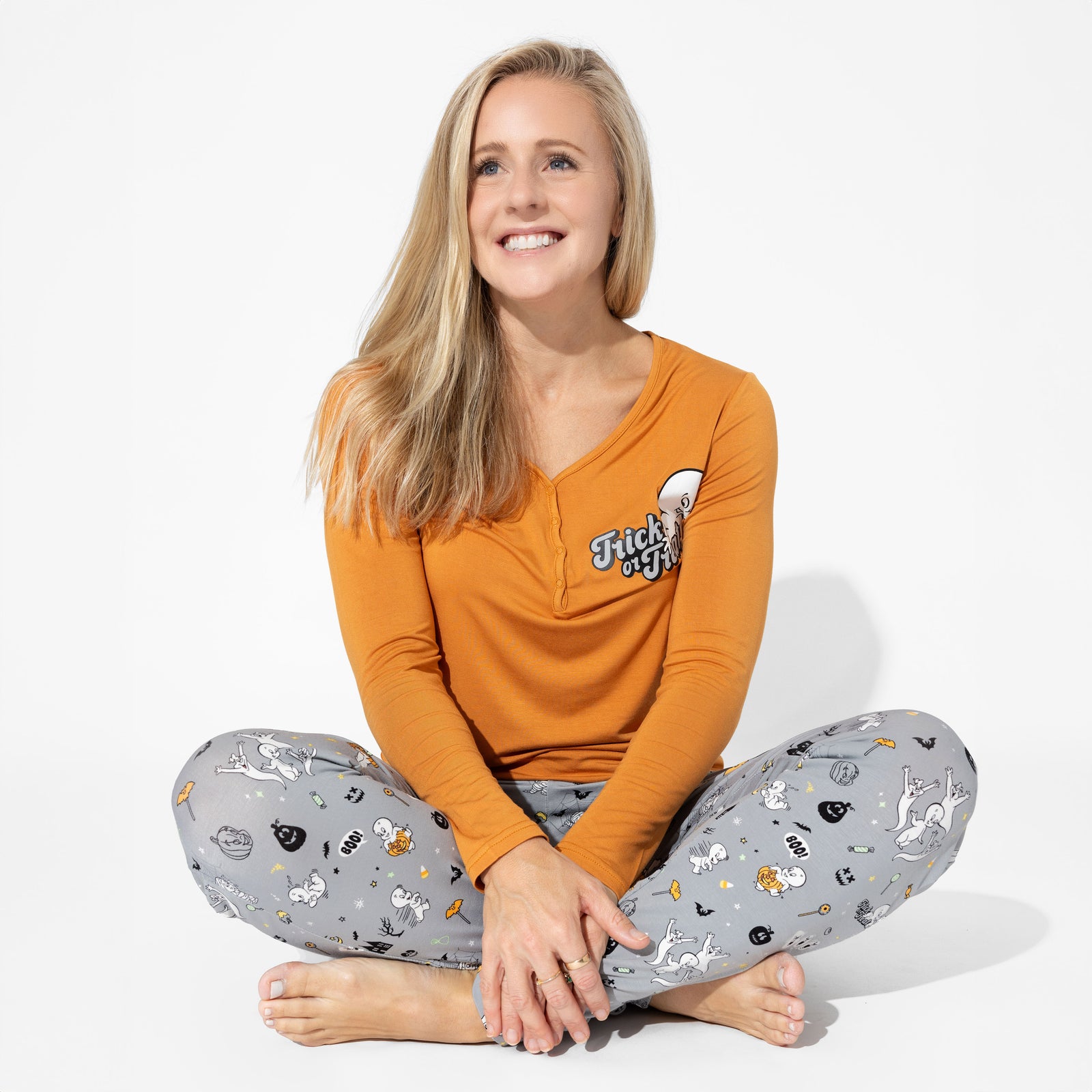 Casper Halloween Bamboo Women's Pajama Set