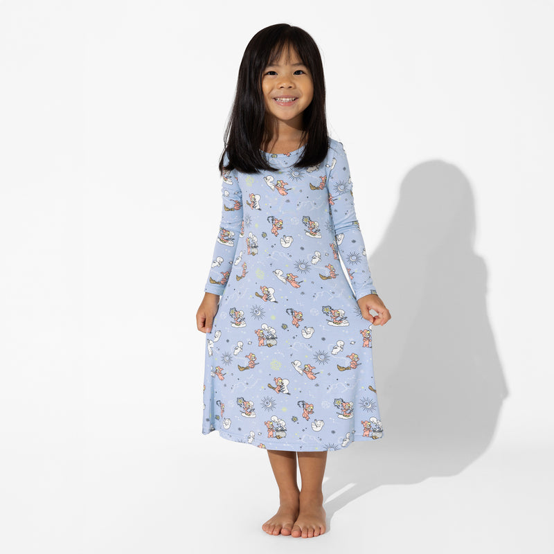 Casper & Wendy Bamboo Girls' Long Sleeve Dress