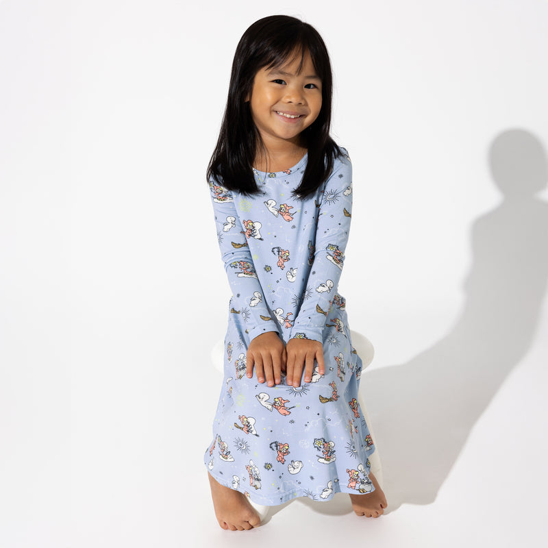 Casper & Wendy Bamboo Girls' Long Sleeve Dress