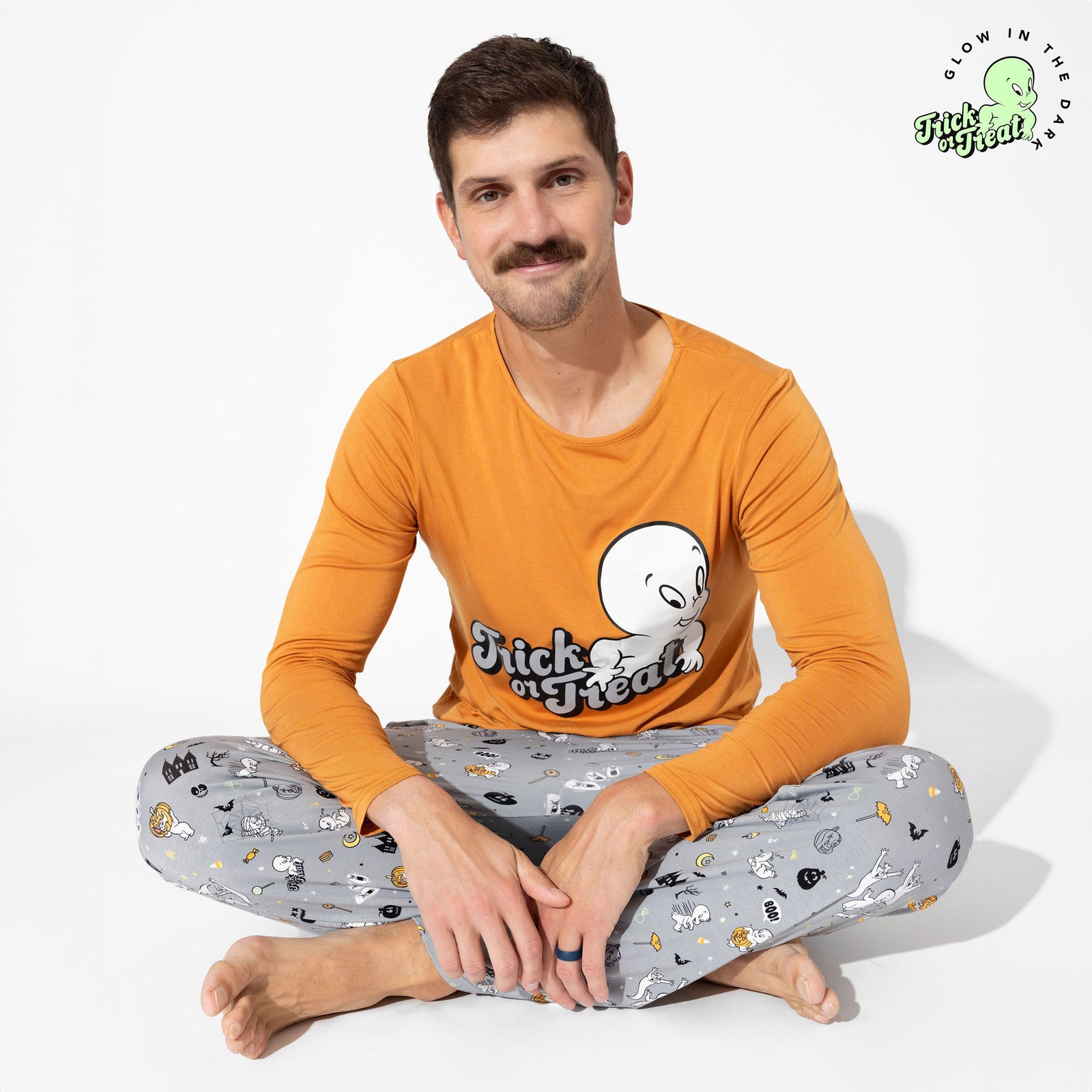 Casper Halloween Bamboo Men's Pajama Set