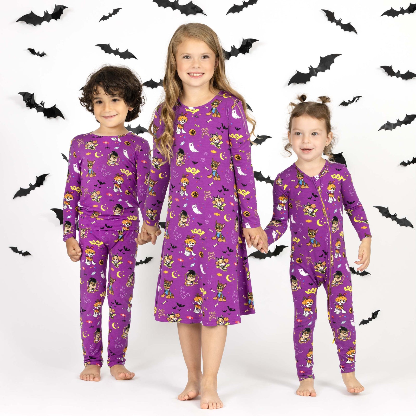 PAW Patrol: Halloween Bamboo Girls' Long Sleeve Dress