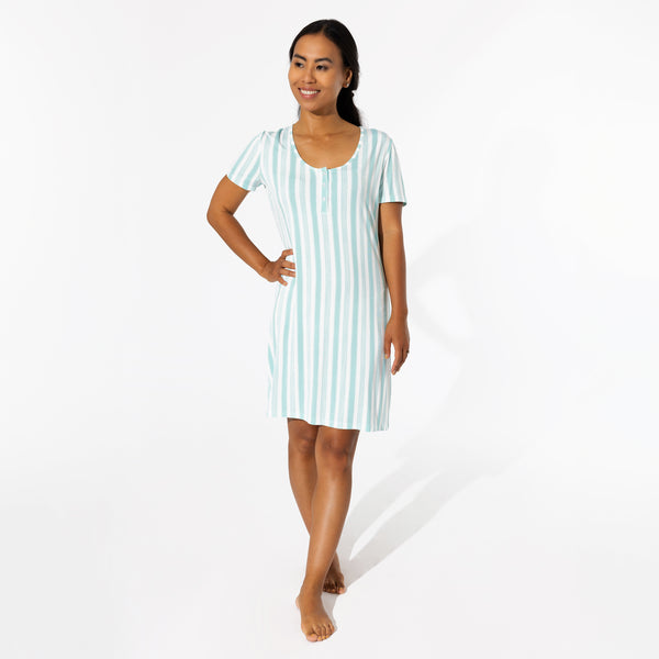 Slumber Stripes Bamboo Women's Nightgown