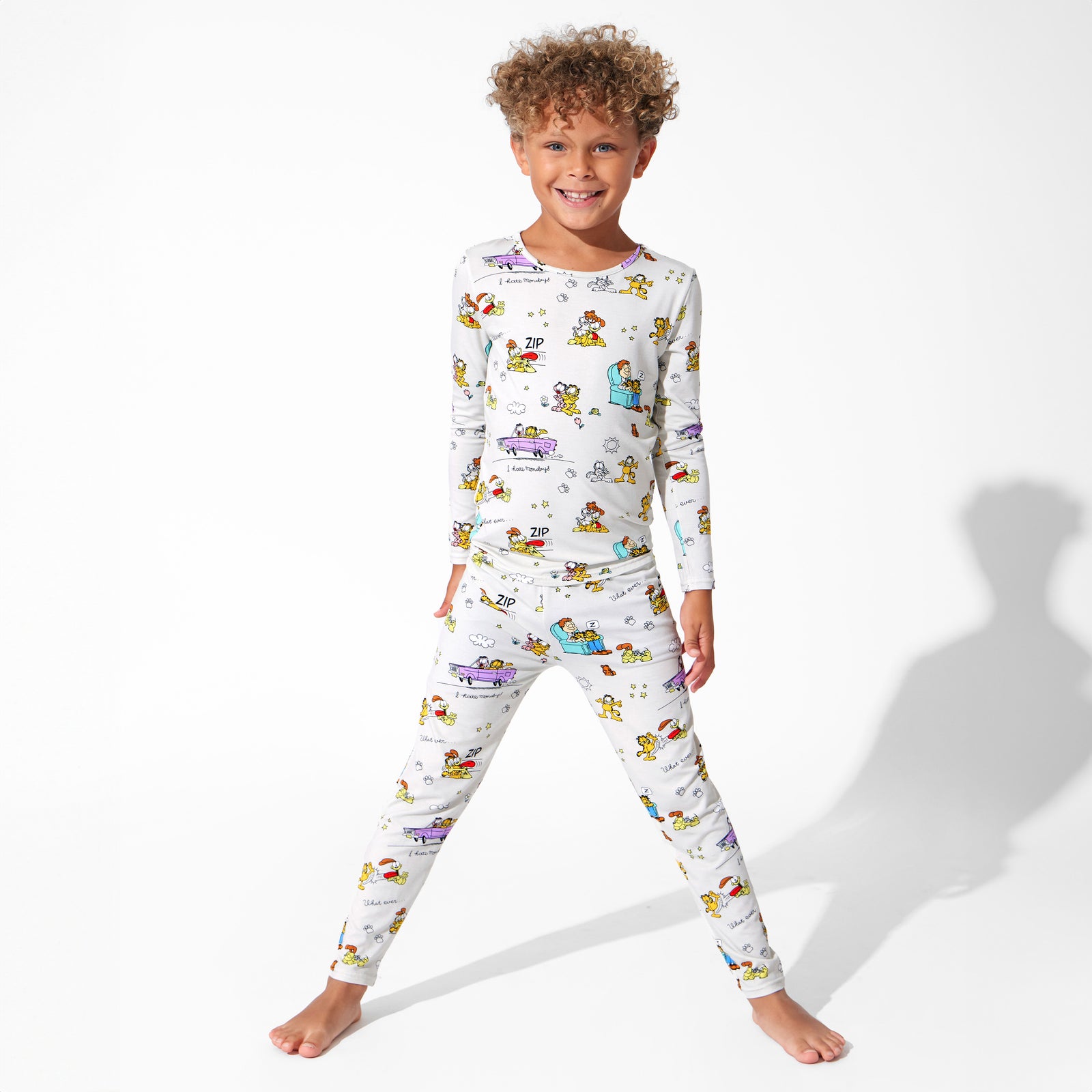 Garfield & Friends Bamboo Kids Pajamas