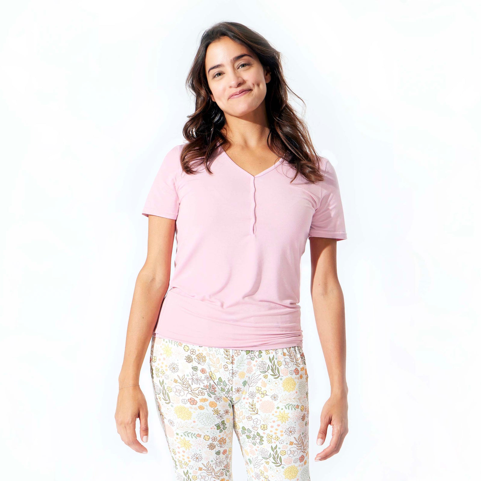 Fall Floral Bamboo Women's Pajama Set