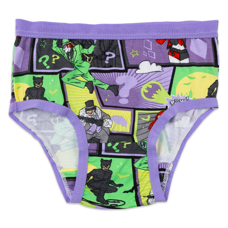 Wonder Woman Bamboo Girls' Underwear 7-Pack