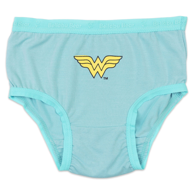 Wonder Woman Bamboo Girls' Underwear 7-Pack