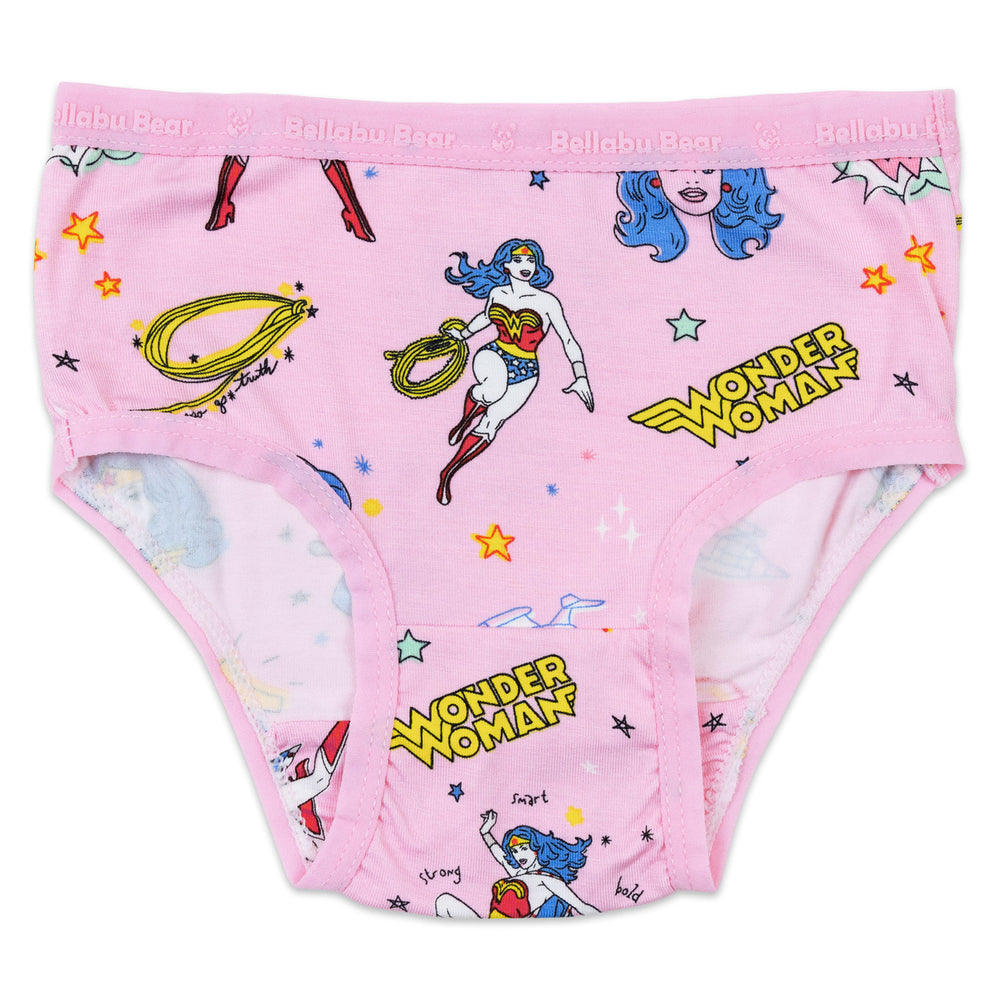 Wonder Woman Bamboo Girls' Underwear 7-Pack