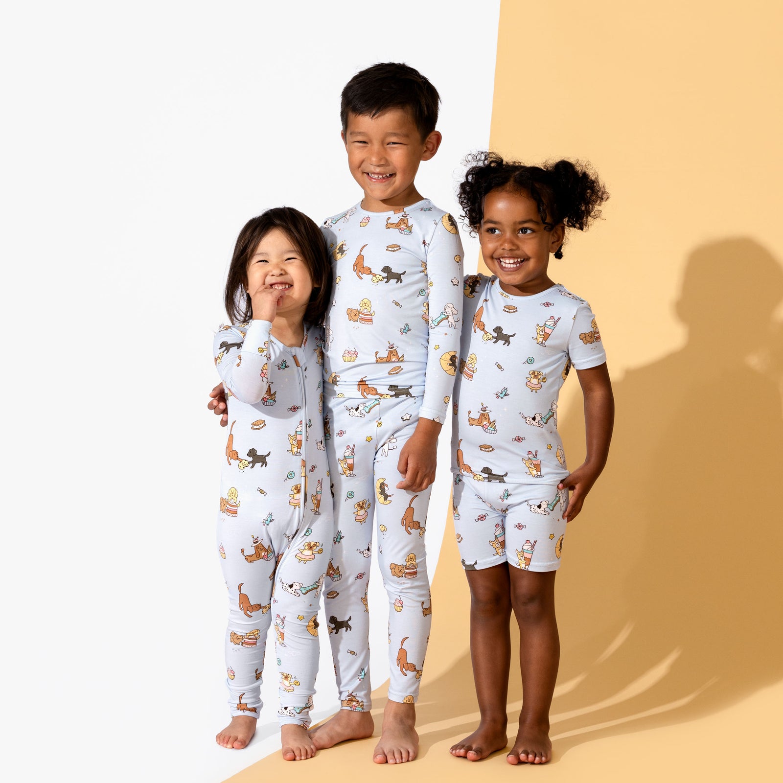 Dessert Dogs Bamboo Kids Pajamas