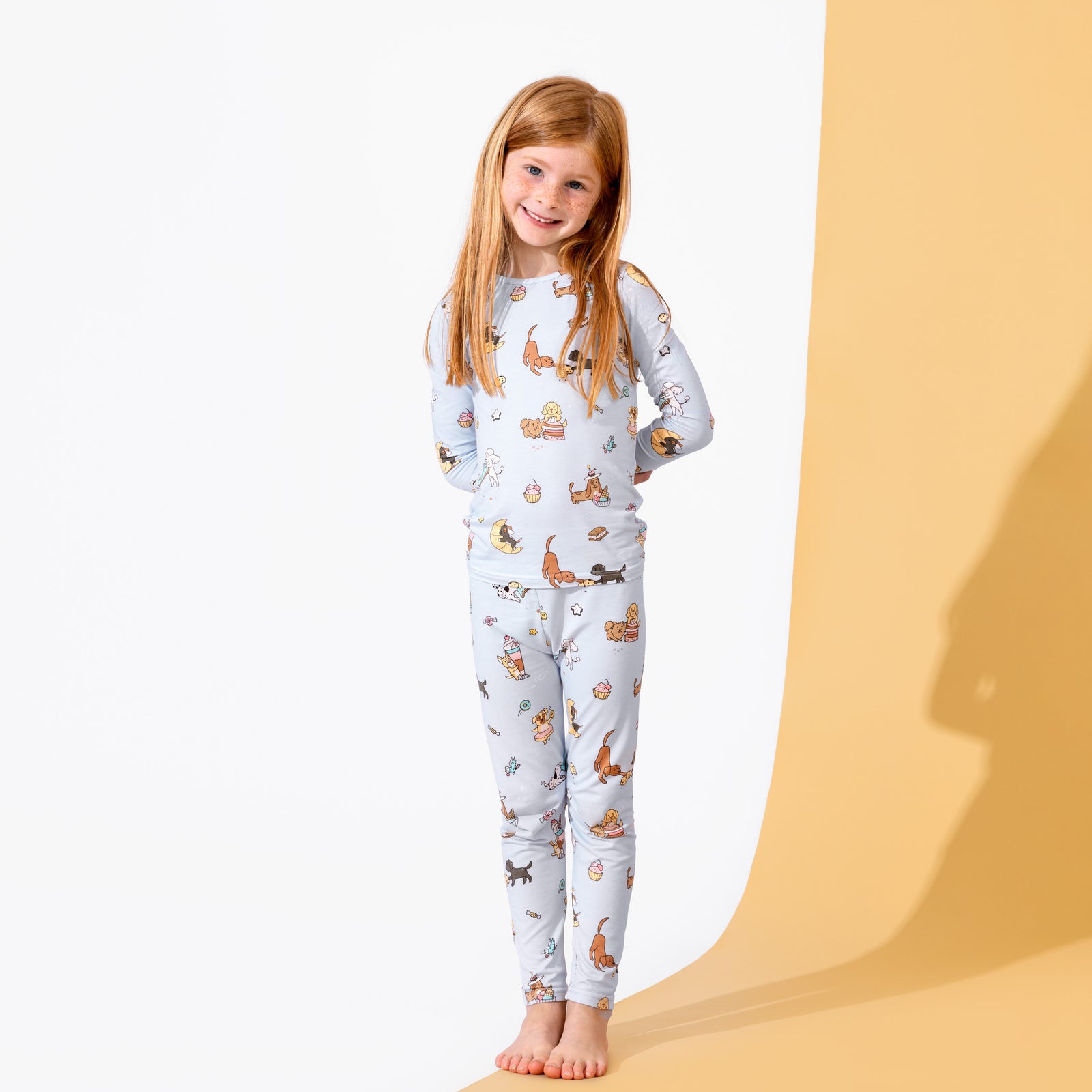 Dessert Dogs Bamboo Kids Pajamas