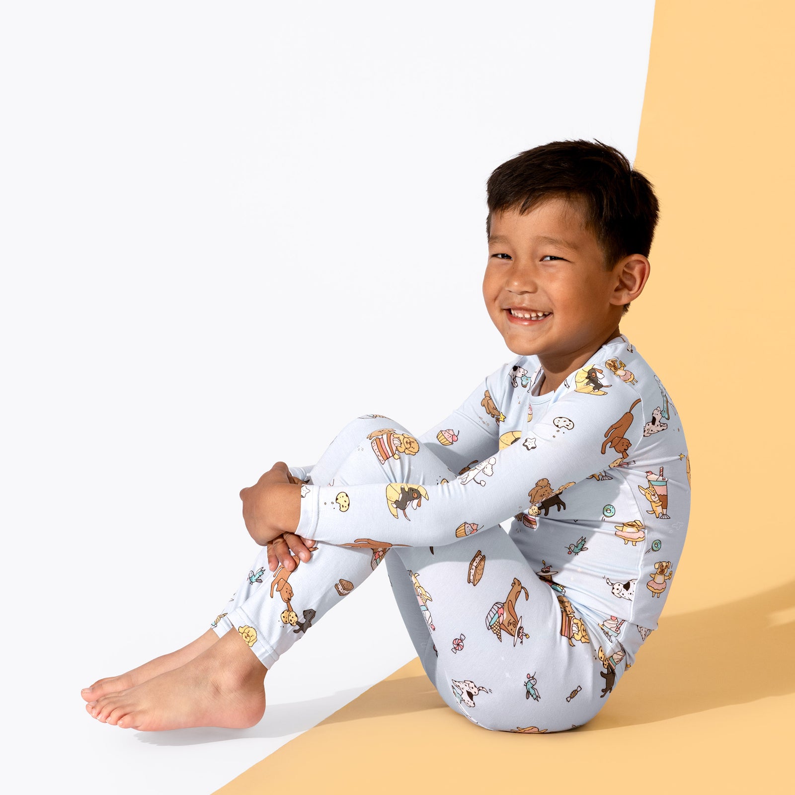 Dessert Dogs Bamboo Kids Pajamas