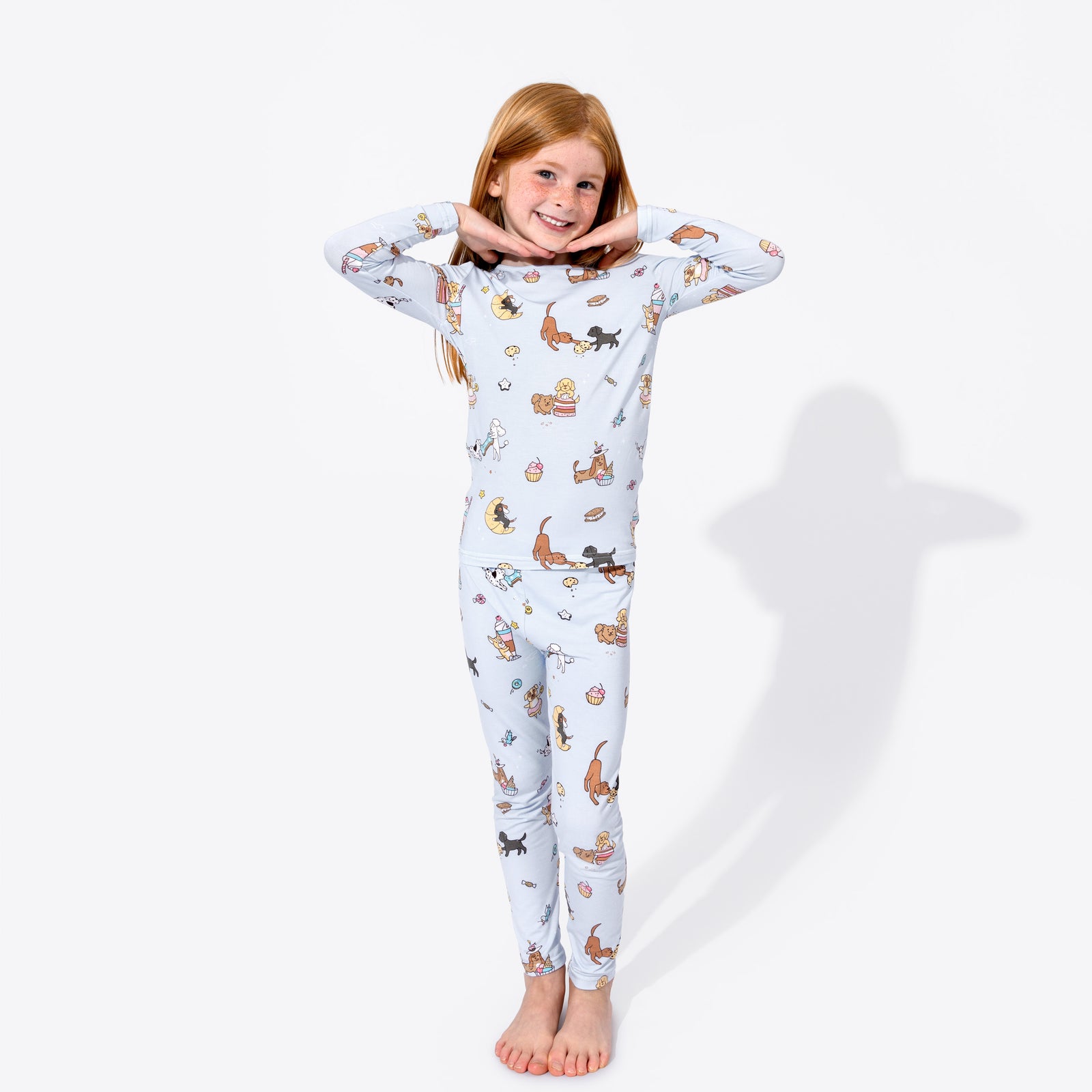 Dessert Dogs Bamboo Kids Pajamas