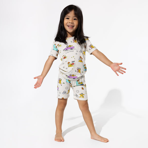 Garfield & Friends Bamboo Kids Pajama Short Set