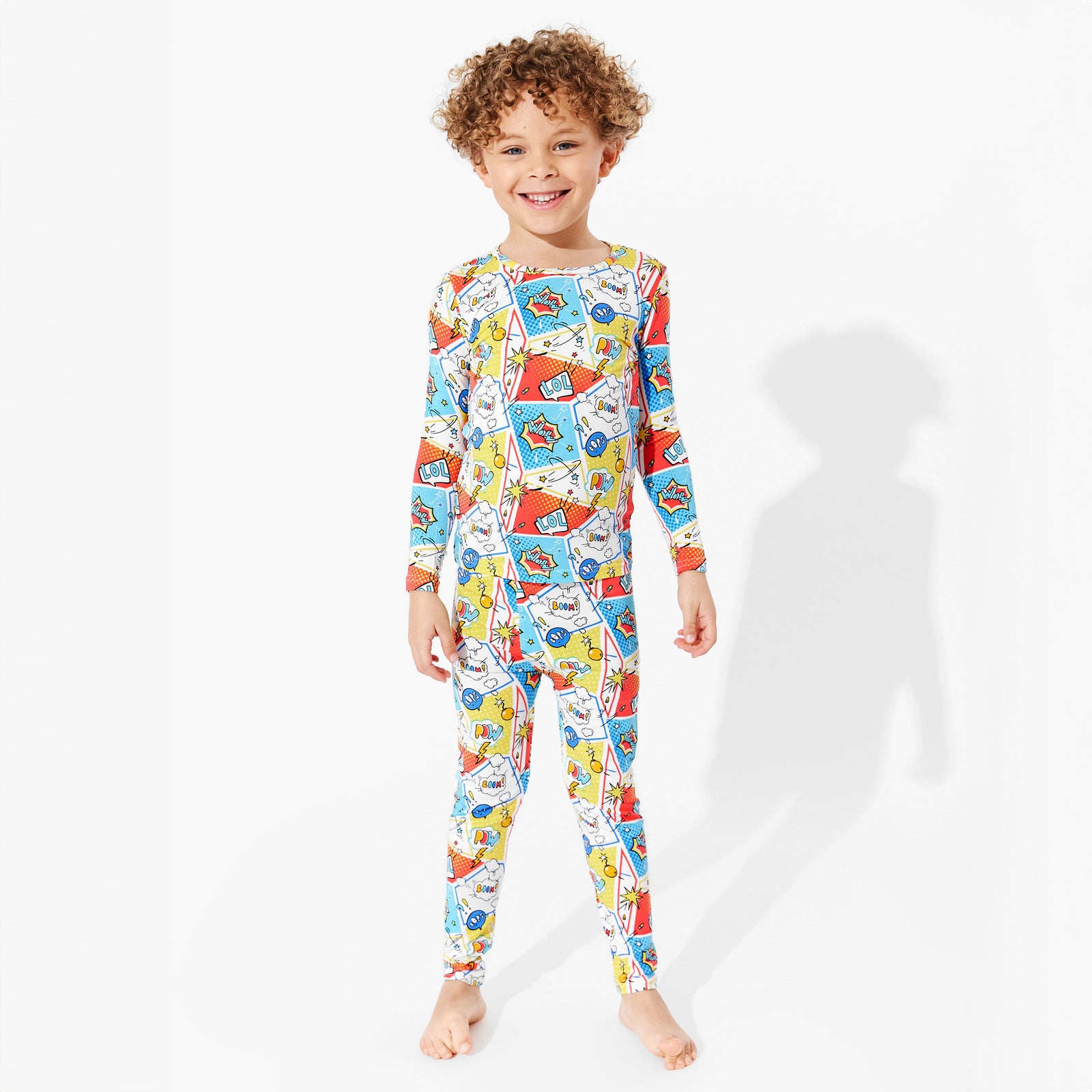 Comic Hero Bamboo Kids Pajamas