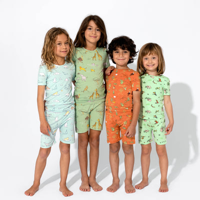Desert Bamboo Kids Pajama Short Set